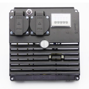 SINGLE PHASE PANEL 2SUCKO+THERMAL+SYNCHRO ALTERNATOR VOLTMETER