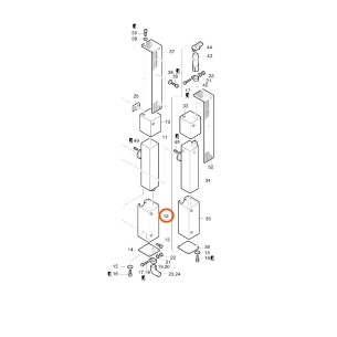 Hatz unteres Auspuffgehäuse 2L, 3L, 4L