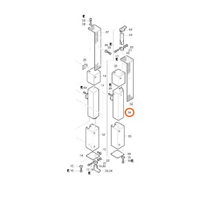 Hatz Silent-Auspuff 2L, 3L, 4L Auslass oben