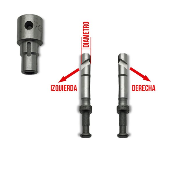 Altes LDA 6LD-Einspritzpumpenelement 5.5mm rechtem Gefälle