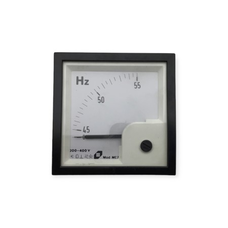 Medidor de frequência 45-55Hz 72x72mm