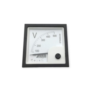 Voltmeter 500V 72x72 analog