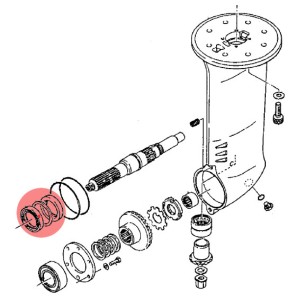 Yanmar Sail Drive SD20-SD30 Dichtung