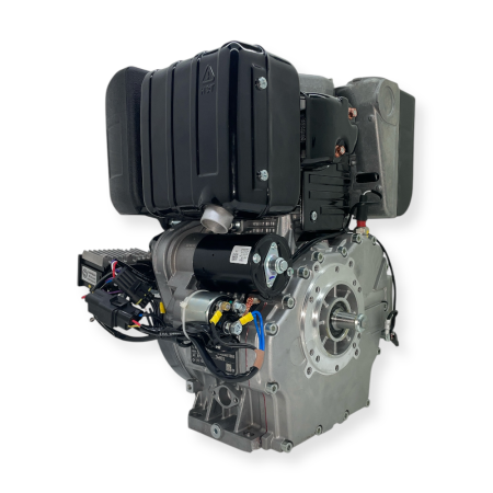 Moteur Kohler KD15 440, vilebrequin conique de 23 mm, démarrage électrique