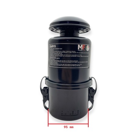 Minsel M150 und M165 Ölbadrohr-Luftfilter