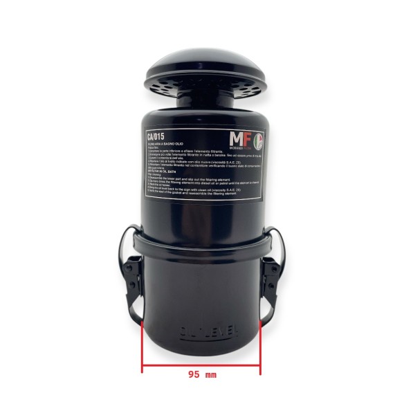 Minsel M150 und M165 Ölbadrohr-Luftfilter