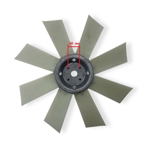 400mm Kohler KDI and Lombardini LDW fan