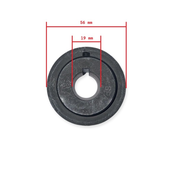 2-channel motorized pulley for Kohler motor with 19mm shaft
