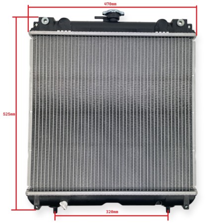 Kühler 129044-44500 Yanmar 3TNV76, 3TNV88, 4TNV88