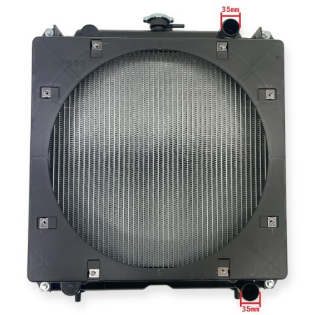 Radiateur 129044-44500 Yanmar 3TNV76, 3TNV88,...
