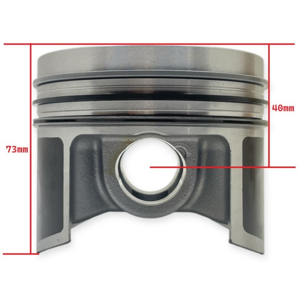 Piston +0.50 15LD440 86.50mm