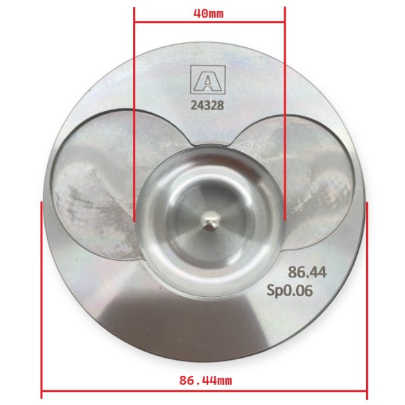 Kolben +0,50 15LD440 86.50mm