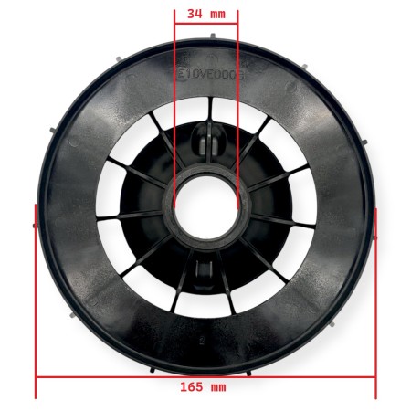 Lüfterwelle 34mm Lichtmaschine Linz E1C10,...