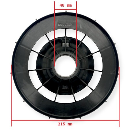 Ventilador eje 48mm alternador Linz E1C13, E1E13, E1S13, E1X13, 2W13S, ES-EM
