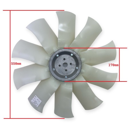 Iveco/ FPT Fan, F28E, F34E, F34T, F36E, F36T