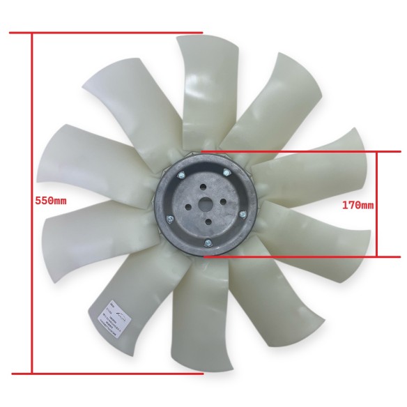 Iveco/ FPT Fan, F28E, F34E, F34T, F36E, F36T