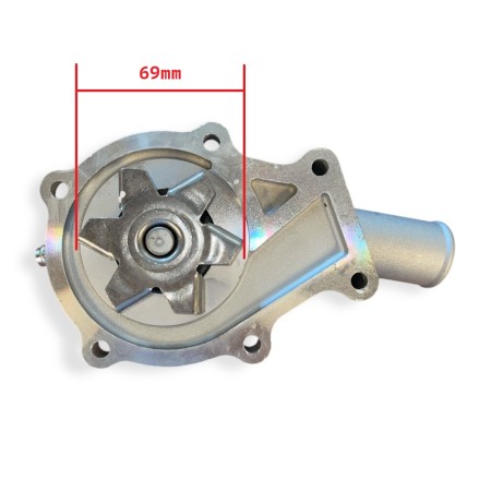 Bomba de agua Kubota V1305-V1505 turbina 69mm