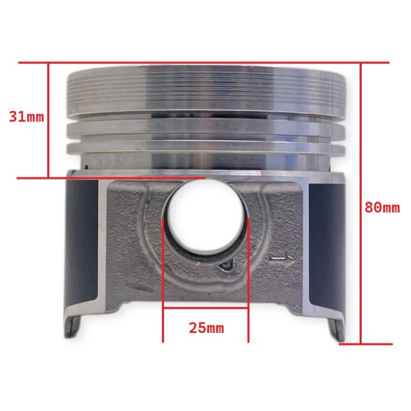 Kit de Recondicionamento Kubota V2403 (pistão 1G466-21110) LM-Parts
