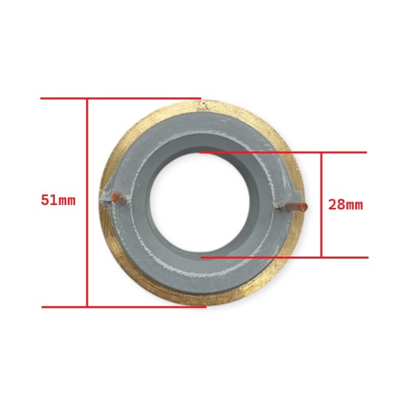 NSM 502/7 Bürstenkollektor für Lichtmaschinen CR100, ZR100, CR112, ZR112, WS DC, WS TDC