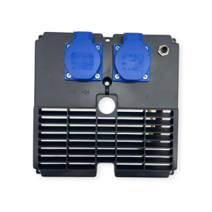 Panel 2 schuko 16A + disyuntor termico 15A alternador NSM C100, CR100