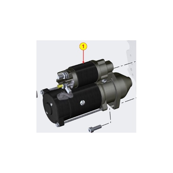 Starter motor KDI 2504TCR 12v 3.2kW