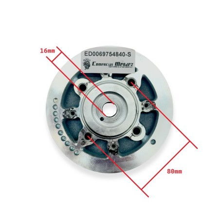Poly-V crankshaft pulley Kohler KDI 1903, 2504,...