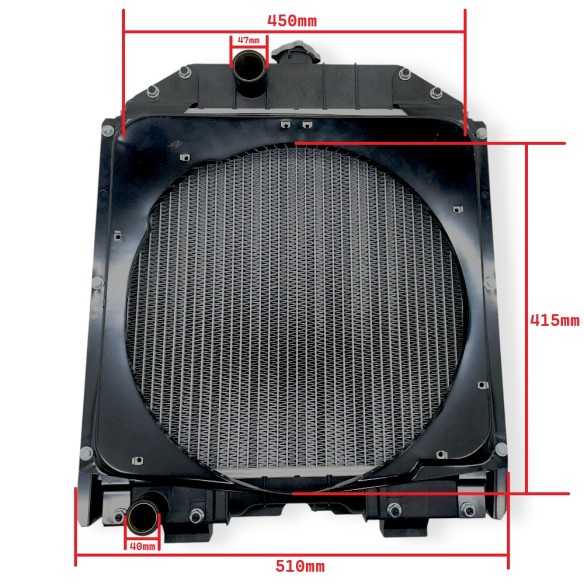 Radiador Iveco, FPT, New Holland, CNH