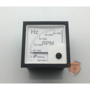 FRÉQUENCEMÈTRE 72X72MM 45-65HZ 200-400VAC (RPM)
