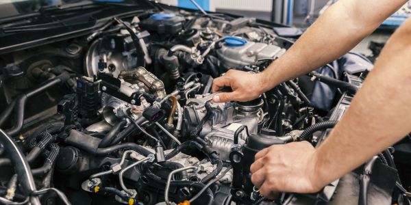 ¿Cuáles son las partes de un motor diésel?